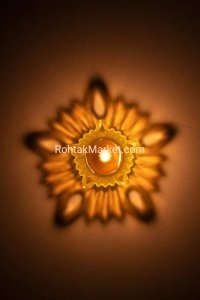 Tejdip - Fancy Diye, 3D Reflection Diya for Diwali, Rangoli, Office, Garden, or Temple. Pack of 12 5