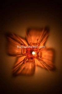 Shubhdip -  Fancy Diye, 3D Reflection Diya for Diwali, Rangoli, Office, Garden, or Temple. Pack of 12