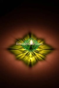 Dhandip - Fancy Diye, 3D Reflection Diya for Diwali, Rangoli, Office, Garden, or Temple. Pack of 12 3