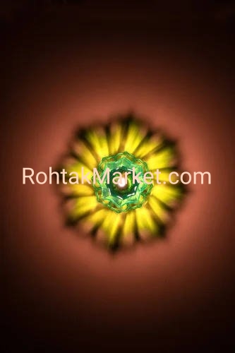 Laxmidip - Fancy Diye, 3D Reflection Diya for Diwali, Rangoli, Office, Garden, or Temple. Pack of 12