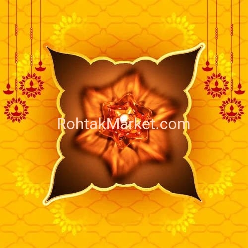 Brahmadip - Fancy Diye, 3D Reflection Diya for Diwali, Rangoli, Office, Garden, or Temple. Pack of 12