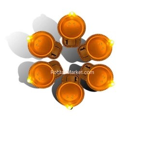 Pack of 120 - Led Water Sensor Diyas with Water Sensing Technology | Battery Operated led Diyas for Diwali, Home, Office, Festivals, Rangoli, Decoration 3