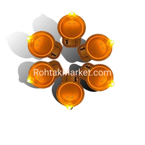 Pack of 120 - Led Water Sensor Diyas with Water Sensing Technology | Battery Operated led Diyas for Diwali, Home, Office, Festivals, Rangoli, Decoration