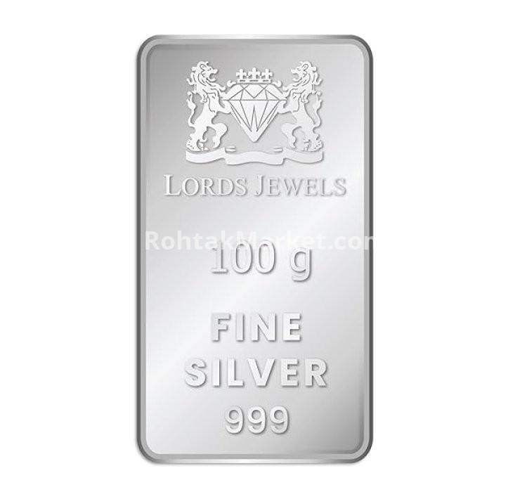 Silver Coin 100 Gram - Luxury Design in Rohtak