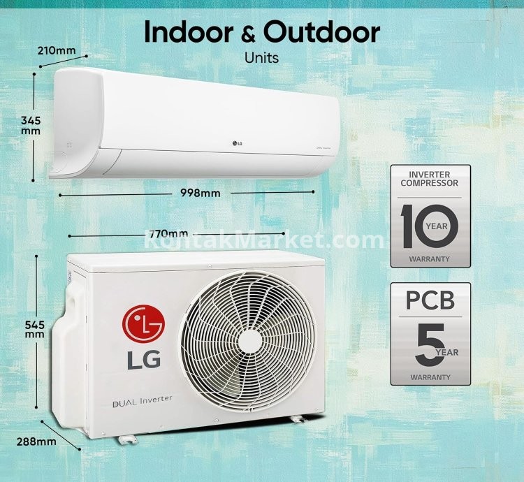LG 1.5 Ton 5 Star Dual Inverter Split AC in Rohtak