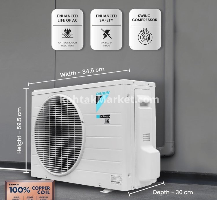 Daikin 1.5 Ton 5 Star Inverter Split AC in Rohtak
