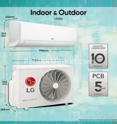 LG 1.5 Ton 5 Star Dual Inverter Split AC in Rohtak