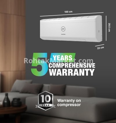 Godrej 1.5 Ton 5 Star Inverter Split AC in Rohtak