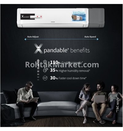 Hitachi 1.5 Ton 5 Star Inverter Split AC in Rohtak